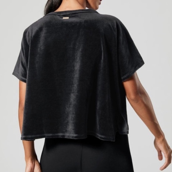 ALALA Champ Tee black velvet velour size L black - Picture 4 of 11